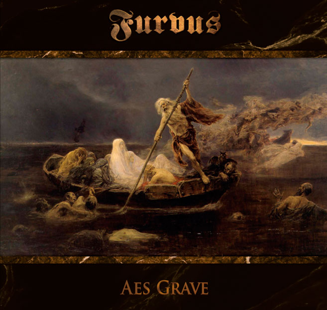 image which shows Furvus new album "Aes Grave" (all music and vocals by Luigi Maria Mennella)