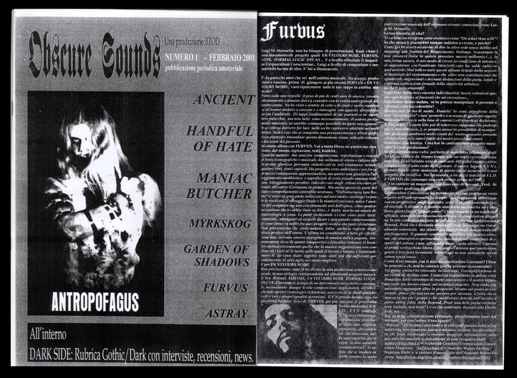 Furvus interview Obscure Sounds zone